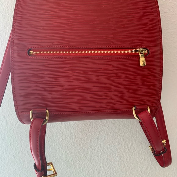 Louis Vuitton Mabillon Red Epi Leather Backpack - Picture 4 of 7